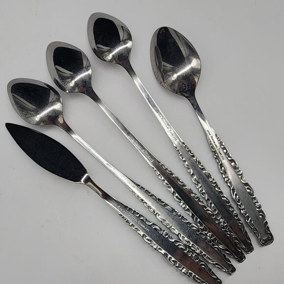 Vintage Northland Stainless Steel Teaspoons Iced Tea Spoon & Butter Knife - Picture 4 of 8
